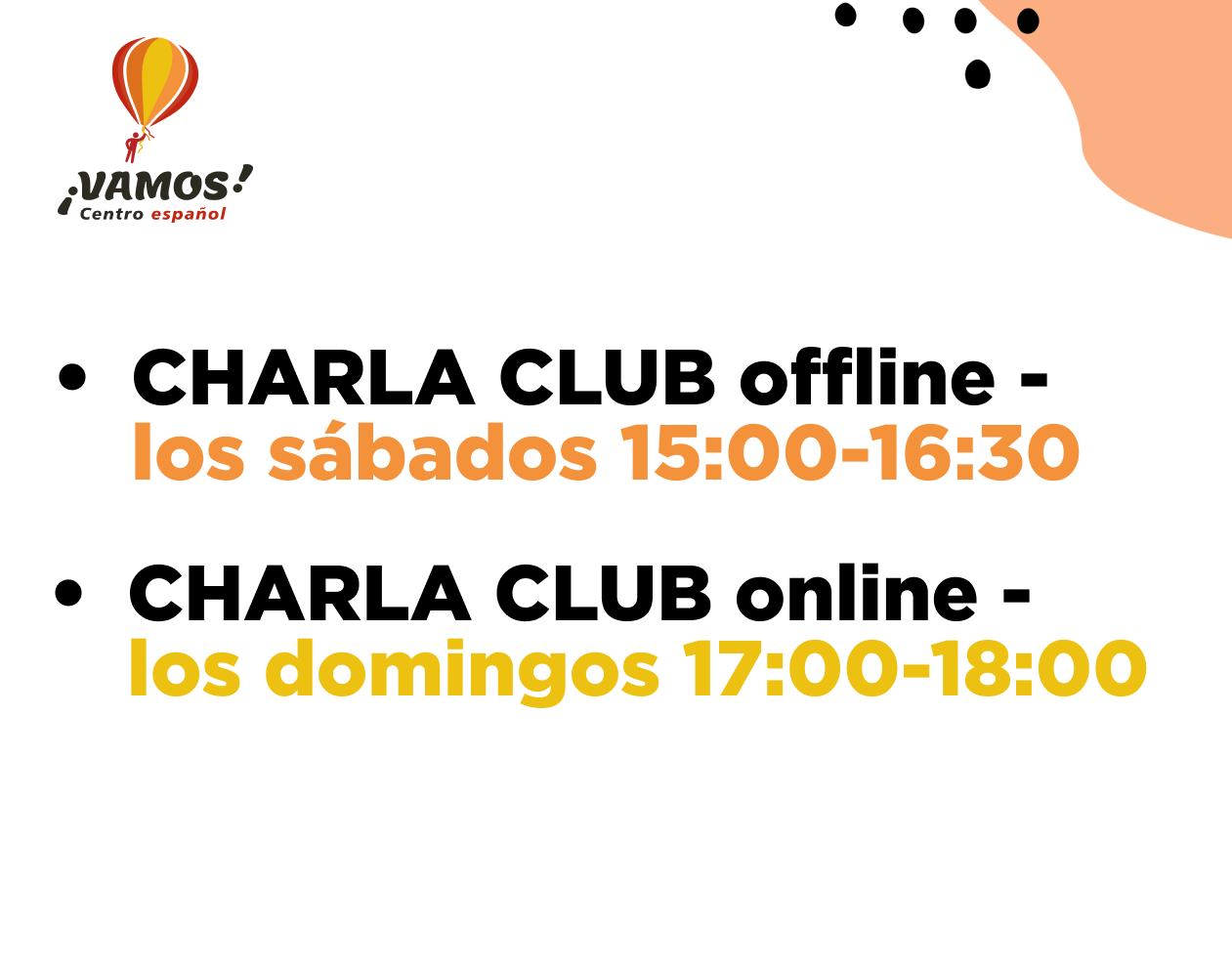 TEMAS. CHARLA CLUB. 20-21 DE ENERO.